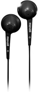WB Maxell 191569 JELM-BK Jelleez Earbuds Soft Comfort Fit with Microphone (Black