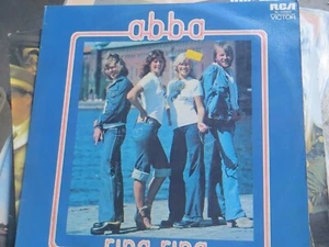 2 X ABBA *OZ 1st Press LP ' ABBA ' 1975,RING RING RECORD EXCELLENT - Picture 1 of 4