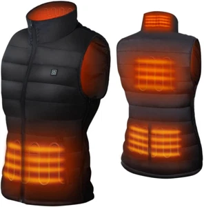 Heated Vest, Lightweight Heating Vest, 3 Heat Levels, 6 Heat Zones, Adjustable S - Picture 1 of 12