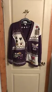 Quaker Factory Christmas Sweater - Picture 1 of 7