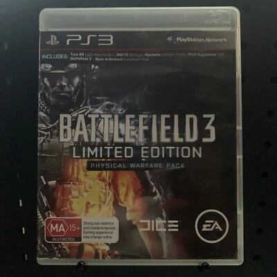 Battlefield 3 Limited Edition Physical Warfare Pack PlayStation 3 PS3 Game VGC - Image 1 of 4