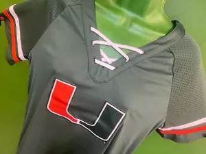 NCAA Miami Hurricanes Jersey Top Women's Large NWT - Picture 1 of 5