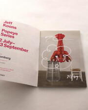 JEFF KOONS SIGNED AUTOGRAPH 2009 GALLERY BOOKLET BOOK - ICONIC POP ARTIST W/ JSA