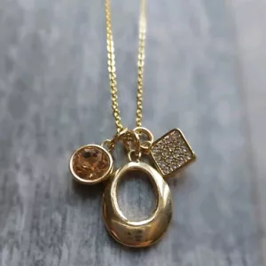 Collana LDADPR Dimante ciondolo sfaccettato designer francese firmata - Foto 1 di 23