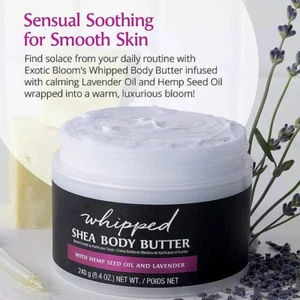 Tree Hut Whipped Shea Body Butter 8.4 oz Exotic Bloom Hemp Seed Oil & Lavender - Picture 1 of 4