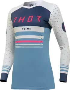 THOR Women's Prime Blaze Jersey - Blue/White - XS 2911-0283 - Picture 1 of 3