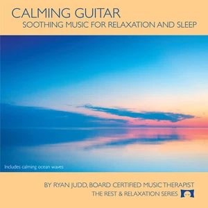 Calming Guitar CD - Music with Ocean Waves For Relaxation & Sleep - NEW - Picture 1 of 7