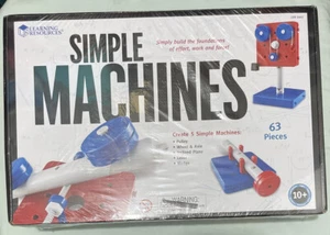 Simple Machines STEM Kids Physics Set By Learning Resources Ages 10+ New Sealed - Picture 1 of 3