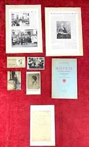 DOCUMENTARY COLLECTION OF FEDERICO MISTRAL. FRANCE. 1830 - 1914 - Picture 1 of 1
