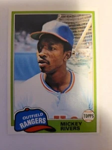 1981 TOPPS MICKEY RIVERS #145 EX/NM - Bild 1 von 1