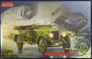Coche de personal británico Roden 1/72 (20 mm) Vauxhall tipo D Primera Guerra Mundial - Imagen 1 de 1
