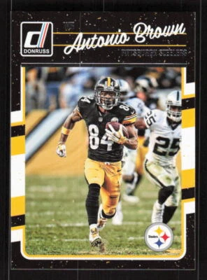 2016 Donruss  #238 Antonio Brown  Pittsburgh Steelers - Image 1 of 2