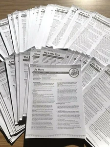 112 CAPSTONE Lesson Plans Grades K,1 & 2 *Guided Reading Levels A-N * (NO BOOKS) - Picture 1 of 10