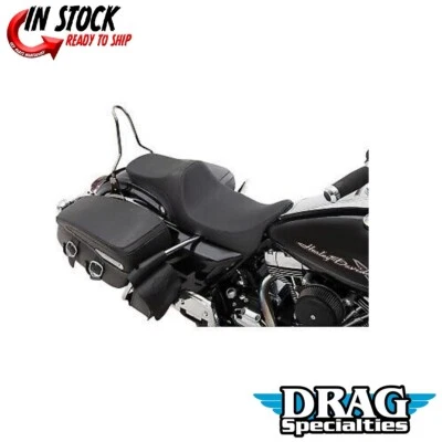 Asiento Drag Specialties Predator III 2-Up liso para Harley Touring 08-20 Foto 1 de 3