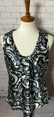 Blusa de satén sin mangas Willi Smith para mujer talla mediana Foto 1 de 4