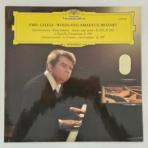 Mozart Piano Sonatas K.281 & 310 EMIL GILELS Live in Salzburg ORIG DGG LP NM - Bild 1 von 3