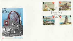 (56196) GB Isle of Man Mercury FDC 13p - 16p Definitives 1978 - Picture 1 of 1