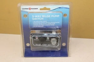Marine Raider 3-Way Bilge Pump Switch On/Off/Auto 10A Breaker FSMRMC7054 NEW - Picture 1 of 9