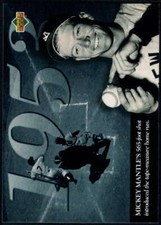 Mickey Mantle 1994 Upper Deck All Time Heroes #116 Yankees ATH ID:19496