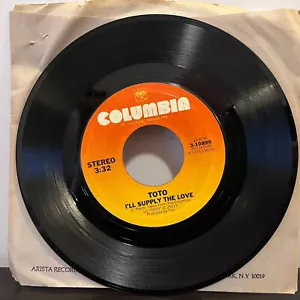 TOTO - I'll Supply The Love / You Are The Flower - 7" Vinyl Record 45RPM - EX - Picture 1 of 2