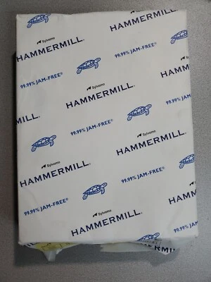 Hammermill Colors Copy Paper, 20 lbs 8.5"x11" Canary 500 Sheets 103341 Yellow - Image 1 of 2