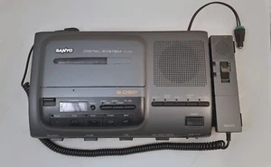 Sanyo TRC9200 Cassette Dictation machine magnetophone TRANSCRIBING System memo - Picture 1 of 24