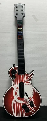 Red Octane Les Paul Controller Xbox 360 Aerosmith Untested READ Description - Image 1 of 4