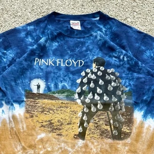 Vintage 90s Pink Floyd Delicate Sounds Of Thunder AOP Band Tee Anvil Tag Mens M - Picture 1 of 6