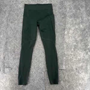 Lululemon Tights Men's Medium Surge Warm Green Pants Pockets M5AEQS - Picture 1 of 19