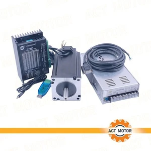 1Axis Nema34closed-loop motor 12N.M=1700oz 6A driver 24-80v CS86H +350W 48V - Bild 1 von 11