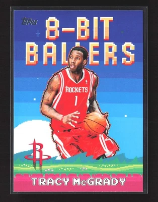 2025-26 Topps No8B-27 Tracy McGrady 8-Bit Ballers Houston Rockets - Изображение 1 из 2