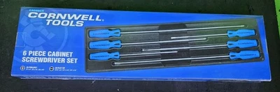 New Cornwell Tools CSD86CS 6 Piece Cabinet Screwdriver Set  - Image 1 of 4