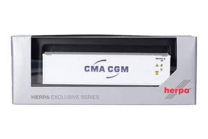 Herpa 960267 | Contenitore Highcube 40 piedi | "CMA-CGM" (contenitore 40 piedi) | 1:87 - Foto 1 di 5