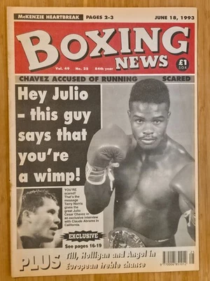 Boxing News - Magazine / Issue: 18th June 1993 - Image 1 of 2