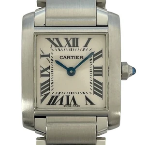 CARTIER Tank Francaise SM W51008Q3 Silber Damenuhr gebraucht #714921 - Bild 1 von 9