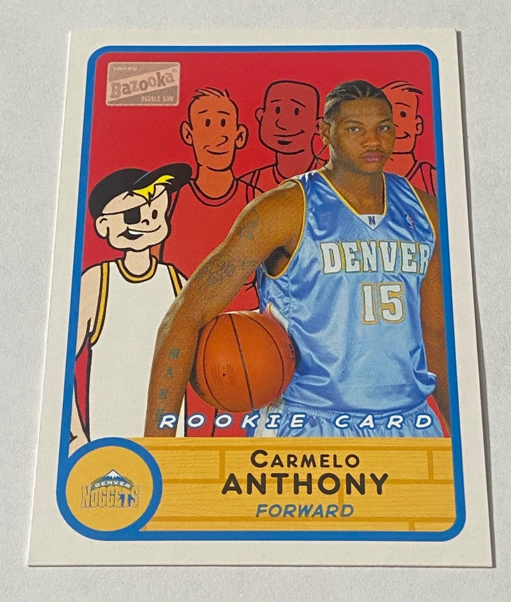 Toppps Carmelo Anthony Rookie Basketball Trading Card Singles for