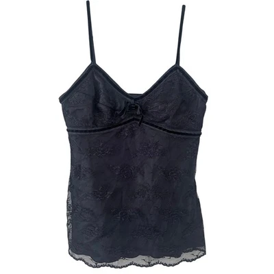 Винтажная кукла-младенец Y2K 90-х черная кружевная прихотливая ведьма кокетка майка маленькая - Изображение 1 из 4