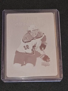 2023-24 UD Allure Logan Cooley Doubloons Magenta Printing Plate 1/1 DB-98 RARE - Bild 1 von 2