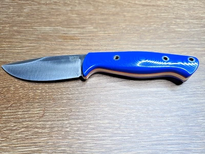 Bark River North Country EDC CPM154 Blue Glow Orange Liner "1st Production Run" - Image 1 of 4