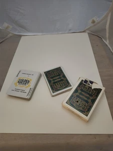 Carte da gioco pepita d'oro vintage sala da gioco stanza casa buco verde punzone - Foto 1 di 2