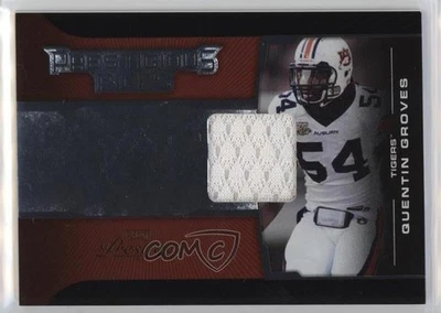 2008 Prestige Prestigious Picks Red Materials /250 Quentin Groves Rookie RC - Image 1 of 2