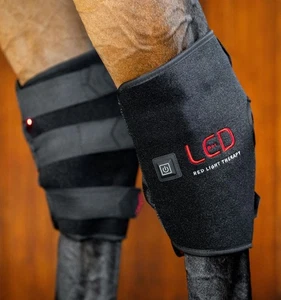 Horseware LED Red Light Therapy Hock Boot Deep Tissue Injury Infrared Treatment - Picture 1 of 11