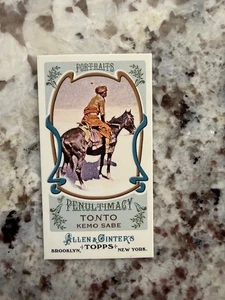 Topps Allen & Ginter Univited 2011 invitados insertar mini retratos Tonto #PP6 - Imagen 1 de 1