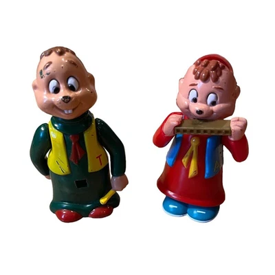 Vintage Alvin & Theodore The chipmunks Band Wind Up Toys 1983 for parts/repair - Image 1 of 4