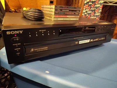 Sony DVP-NC615 5-Disc Carousel DVD CD CDR/WR MP3 Player Changer Tested & Working - Image 1 of 4