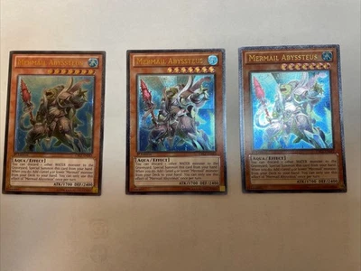 Mermail Abyssteus Ultimate Rare 1st Edition NM CBLZ-EN083 Euro Playset - Image 1 of 2