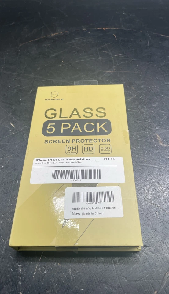 Протектор экрана Mr. Shield закаленное стекло для iPhone 5/5s/5c/SE - Изображение 1 из 4
