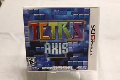 Tetris: Axis (Nintendo 3DS, 2011), Complete CIB Tested & Working - Image 1 of 4