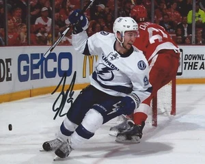 Tyler Johnson Signed 8x10 Photo Tampa Bay Lightning Autographed COA K - Picture 1 of 1