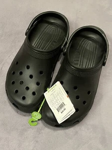 Zapato Zueco Crocs Unisex Clásico Estilo 10001-001 Negro - Imagen 1 de 3